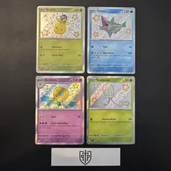 Pokemon TCG - Paldean Fates Baby Shiny 4-Card Lot - Shiny Rare Holo - NM - Image 1