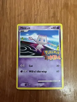 Mew Pokemon Rumble Promo Card 10/16 Regular 2009 - Image 1