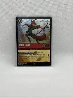 Robin Hood 118/204 - Sharpshooter Cold Foil Shimmering Skies Disney Lorcana 2024 - Image 1