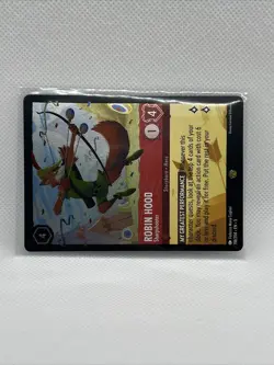 Robin Hood 118/204 - Sharpshooter Cold Foil Shimmering Skies Disney Lorcana 2024 - Image 3