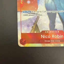 One Piece Card Game PRB-01 The Best - Nico Robin OP05-010 (ENGLISH) Alt Art NM - Image 5