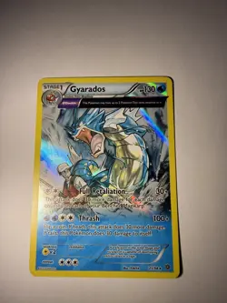 Pokemon Gyarados Full Art Holo Card 21/98 XY Ancient Origins 2015 TCG - Image 1