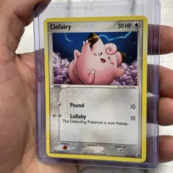 Clefairy 53/115 EX Unseen Forces Common Pokemon Trading Card 2005 NM Near Mint - Image 2
