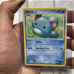 Marill 88/130 2007 Diamond and Pearl Regular Pokemon TCG Card LP+ Vintage Vtg - Image 1