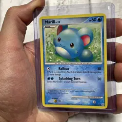 Marill 88/130 2007 Diamond and Pearl Regular Pokemon TCG Card LP+ Vintage Vtg - Image 2