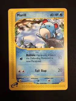 Pokemon Marill 120/165 Non-Holo Expedition Card - Image 1