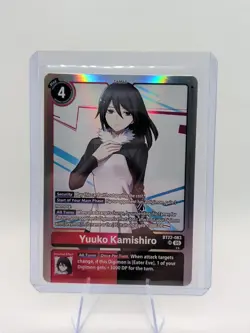 Digimon Card Game Cyber Eden Yuuko Kamishiro BT22-083 SR Super Rare - Image 1