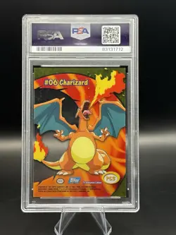 PSA 9 Charizard PC3 2000 Topps TV Animation Clear Cards Pokemon - Image 2