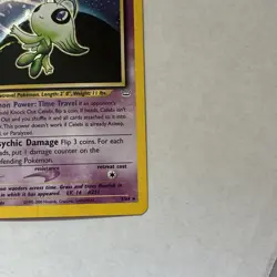 Pokemon TCG Celebi Neo Revelation Holo Rare Card 3/64 Unlimited MP - Image 4