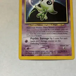 Pokemon TCG Celebi Neo Revelation Holo Rare Card 3/64 Unlimited MP - Image 5