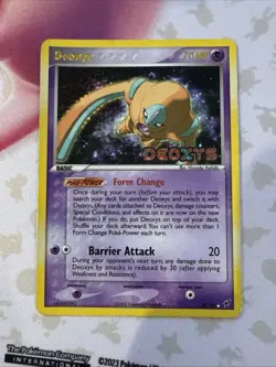 Deoxys 18/107 Defense Forme EX Deoxys Pokemon Card Reverse Holo Foil Rare MP - Image 4