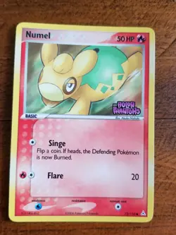 NUMEL 72/110 Reverse Holo Delta Species EX Holon Phantoms Pokemon Card NM/LP - Image 5