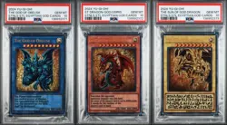 PSA10 Three Egyptian Gods Special Card Yu-Gi-Oh! Sequential Number - Image 1