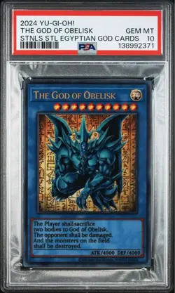 PSA10 Three Egyptian Gods Special Card Yu-Gi-Oh! Sequential Number - Image 2