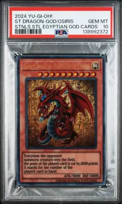 PSA10 Three Egyptian Gods Special Card Yu-Gi-Oh! Sequential Number - Image 4