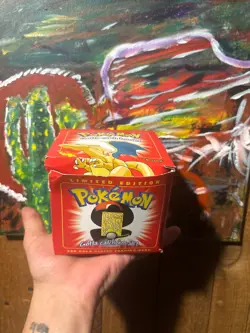 1999 Pokemon CHARIZARD 23k Gold Plated Trading Card Burger King Red Box - Image 3