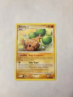 Pokemon Card - Bonsly Diamond and Pearl 71/130 Common Non Holo NM Near Mint TCG - Image 1