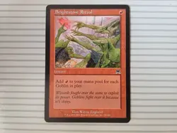 Magic: the Gathering Cards - Onslaught ~ Common ~ Brightstone Ritual (EX) - Image 1