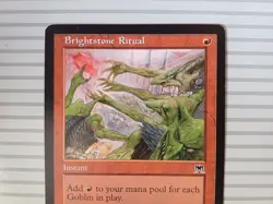 Magic: the Gathering Cards - Onslaught ~ Common ~ Brightstone Ritual (EX) - Image 2