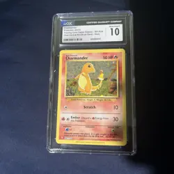 Pokemon Trading Card Game Classic Charmander CLC 001/034 AGS Gem-MT 10 Holo 2023 - Image 1