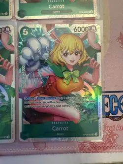 One Piece Card Game Carrot OP08-023 SR English Playset X4! Two Legends - Image 2