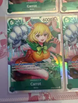 One Piece Card Game Carrot OP08-023 SR English Playset X4! Two Legends - Image 3