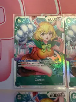 One Piece Card Game Carrot OP08-023 SR English Playset X4! Two Legends - Image 4