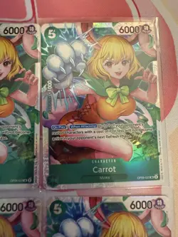 One Piece Card Game Carrot OP08-023 SR English Playset X4! Two Legends - Image 5