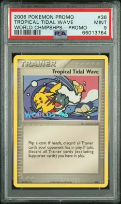 Pokemon Tropical Tidal Wave 2006 World Championships Promo Card #036 PSA 9 Mint - Image 1