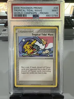 Pokemon Tropical Tidal Wave 2006 World Championships Promo Card #036 PSA 9 Mint - Image 3