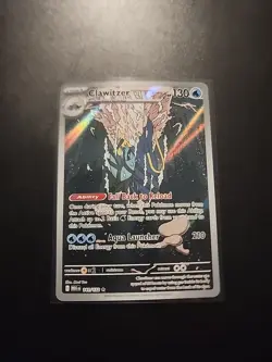 Pokemon TCG Mega Evolution Illustration Card Clawitzer 141/132 NM Condition - Image 1