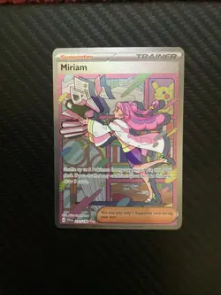 Pokemon TCG Miriam Holo Card 251/198 Scarlet & Violet Base Set NM - Image 1