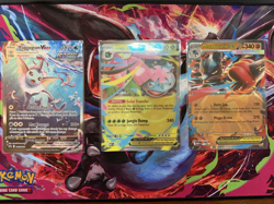Pokemon TCG Jumbo Card Lot Vaporeon Vmax Swsh182, Dark Sylveon Swsh134 Etc MP/NM - Image 1