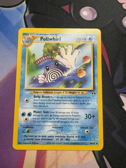 Poliwhirl 44/75 Neo Discovery Uncommon Pokemon Card - Image 1