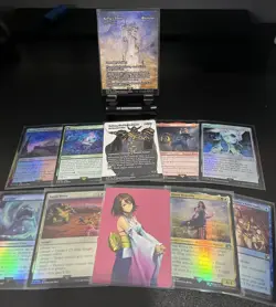Magic Final Fantasy Kefka’s Tower Art Series Rare Foil Card Lot of 1 1 Yuna mtg - Image 1