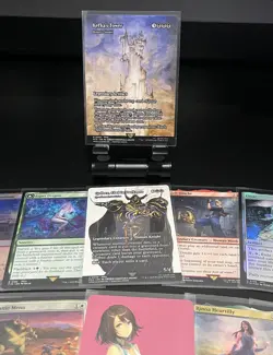 Magic Final Fantasy Kefka’s Tower Art Series Rare Foil Card Lot of 1 1 Yuna mtg - Image 2