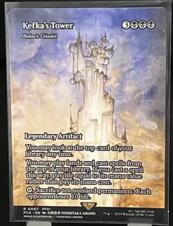 Magic Final Fantasy Kefka’s Tower Art Series Rare Foil Card Lot of 1 1 Yuna mtg - Image 3