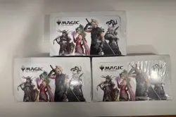 MAGIC THE GATHERING FINAL FANTASY PLAY BOOSTER BOX - LOT OF 3 - Image 1