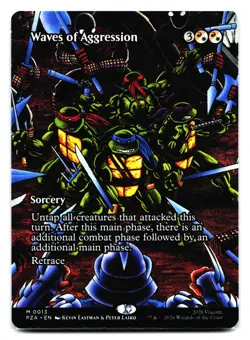 Waves of Aggression (Borderless) #13 Teenage Mutant Ninja Turtles Normal - Image 1