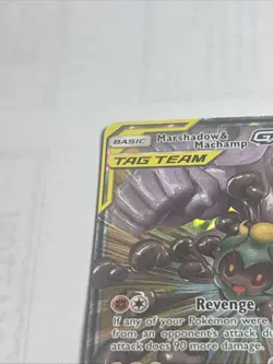 Pokemon TCG Marshadow & Machamp GX Ultra Rare Card 82/214 Unbroken Bonds - Image 5