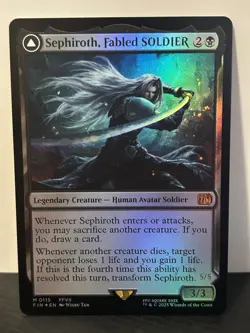 Sephiroth, Fabled Soldier (Foil) - Final Fantasy (FIN) MTG 0115 - Image 1