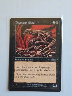 Phyrexian Ghoul - Urza's Saga - LP - MTG Magic - Common - Creature - Image 1