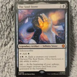Magic The Gathering The Soul Stone Legendary Artifact Black Mythic Marvel 66 - Image 1