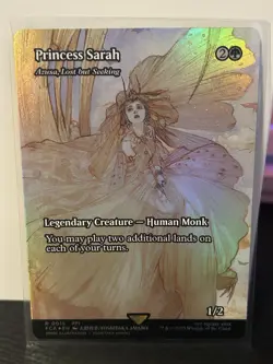 Princess Sarah - Azusa Lost but Seeking (Showcase Foil) - Final Fantasy MTG 15 - Image 1