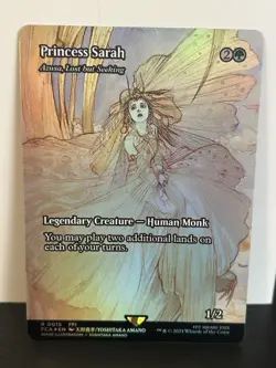 Princess Sarah - Azusa Lost but Seeking (Showcase Foil) - Final Fantasy MTG 15 - Image 3
