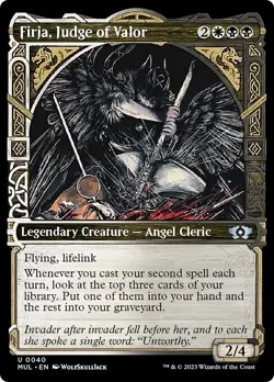 FOIL FIRJA, JUDGE OF VALOR x4 mtg NM Multiverse Legends 4 Unc - Image 1