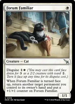 FOIL FORUM FAMILIAR x4 mtg NM-M Murders at Karlov Manor 4 Unc - Image 1