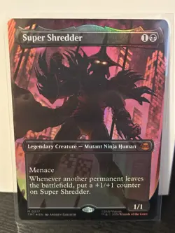 Super Shredder (Borderless Foil) - TMNT MTG 0217 - Image 1