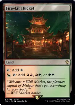 Fire-Lit Thicket Commander: FINAL FANTASY 392 - Image 1