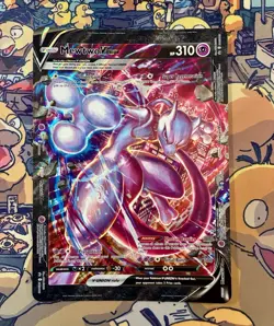 Mewtwo V-Union Pokemon Card [Set of 4] Black Star Promo Nm-Mint! + Jumbo Card !! - Image 3